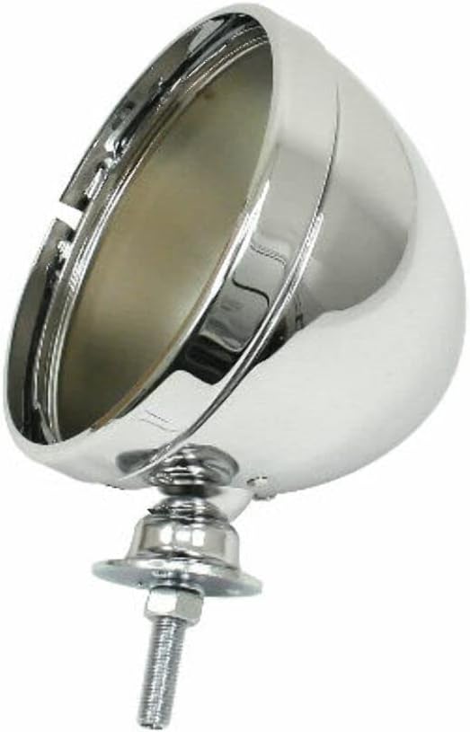 7 Chrome Headlight Shell, Sold Each, Compatible with Dune Buggy