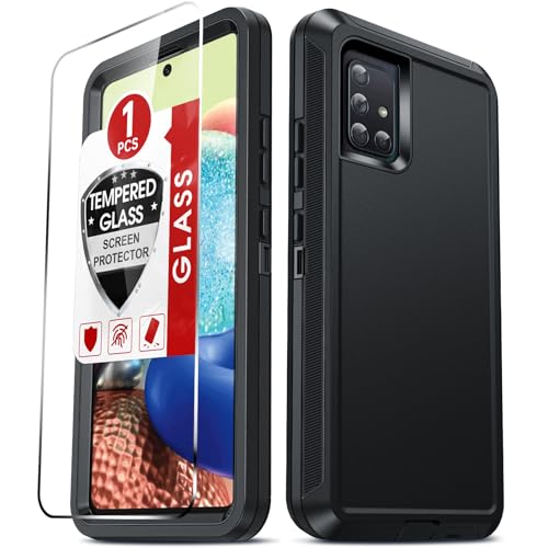 Coque Galaxy A71 5G LeYi idéale pour le sport et les chantiers avec verre trempé