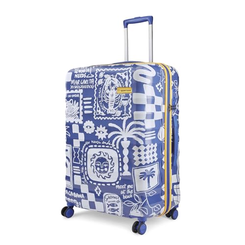 Image of uppercase Holidaze Large Printed Trolley Bag