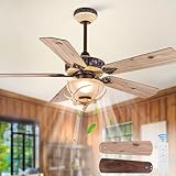 52 Inch Antler Ceiling Fan Deer Antler Ceiling Fan Ceiling Fan With Lights Farmhouse Style Farmhouse Ceiling Fan With Lights Remote Control Vintage Ceiling Fan With Light Rustic Ceiling Fan With Light