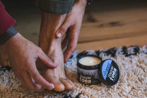 Squirrel's Nut Butter Happie Toes All Natural Foot Salve, Tub, 4.0 Oz, Peppermint & Tea Tree #TOP4