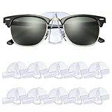 xiruiubao Brillenhalter Wand, 10 Stück Selbstklebende Brillenablage Wandmontage, Brillenhalter Lustig Nasenform, Sonnenbrillen Aufbewahrung Organizer für Aufhängen und Präsentieren von Brille
