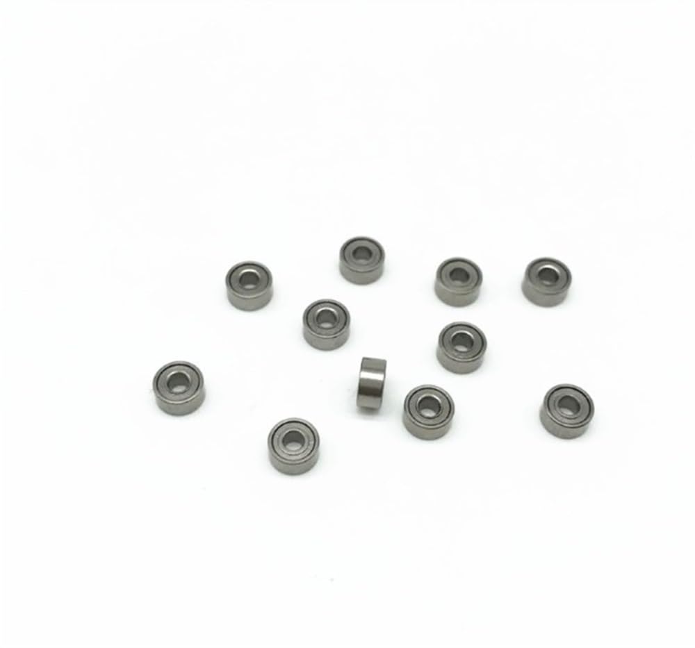 WTEPNQQDI 50Pcs 681XZZ L-415ZZ 1.5x4x2 mm Deep Groove Ball Bearing Miniature Model Aircraft 681 681X