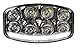 Pluton Nix, Proiettore Supplementare A 18 Led - 10/30v - 245x140 Mm
