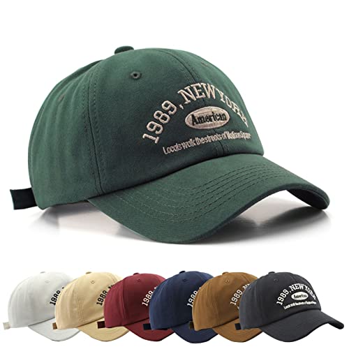TRABIG Casquette Homme Réglable Pur Coton, Casquette de Baseball pour Femme Homme Pas Facile à Déformer, Cap Réglable Circonférence de 56-60cm Cover