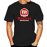 Soft and comfortable to wear MKCSHCBV MONTESA Bike T-Shirt Trial Motorcycles T-Shirt Black 3XL