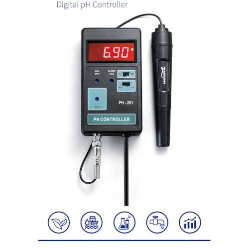 Contrôleur de pH numérique de piscine à affichage constant et prise plug - 4