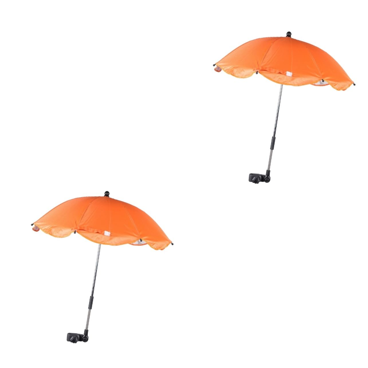 2stücke Kinderwagen Regenschirm Mit Uv-schutz Verstellbarer Wasserdichter Sonnenschutz Für Kinderwagen Robuste Langlebige Bauweise Für Sommer Und Regen