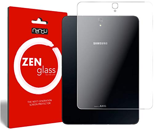 nandu I ZenGlass Protector de Vidrio Flexible Compatible con Samsung Galaxy Tab S4 Trasero I Protector de Pantalla 9H