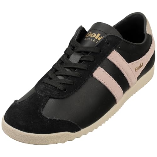 Gola Bullet Pure Womens Fashion Trainers in Black Rose