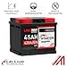 LANGZEIT Autobatterie 45AH 12V 420A/EN Starterbatterie +30% mehr Leistung ersetzt Batterie 44AH 36AH 40AH 41AH 43AH 46AH 48AH 50AH