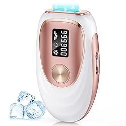 ❄️ PAINLESS & EFFECTIVE: Advanced IPL tech glides smoothly with cooling contact, safe, effective & nearly painless hair removal sessions. 90% users report "zero discomfort" in clinical trials. ⏱️ FULL BODY IN 10 MIN: 0.8s/flash covers legs, arms, und...