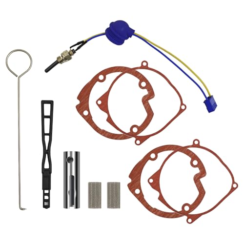 HSDNDUR Glow Plug Repair Kit with Ceramic Glow Plug Replacement Kit for 12V/24V/110V Diesel Heater 2KW/5KW/8KW 10PCS Repair Kits of Diesel Heater Accessories for Car Truck Boat
