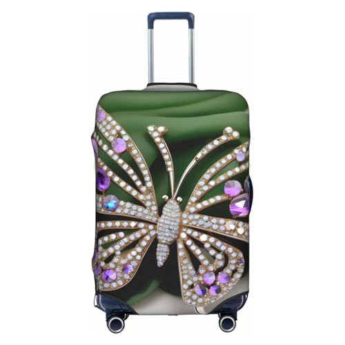 Housse de protection pour valise de voyage élastique de 45,7 à 81,3 cm blanc M
