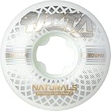Ancho: 33 mm Ricta Reflective Naturals Round 99a - Ruedas de Skate (53 mm), Color Blanco