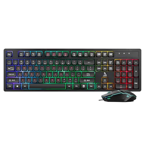 TAG Gamerz Commander 2.0 RGB Gaming Keyboard and Mouse Combo | All New Floating Keys | Rainbow RGB LED | Multimedia Keys | USB Output | 1600 Dpi Optical LED Mouse with 4 Buttons for Desktop, PC Gamers (B0D7MNWH2B) Amazon Price History, Amazon Price Tracker