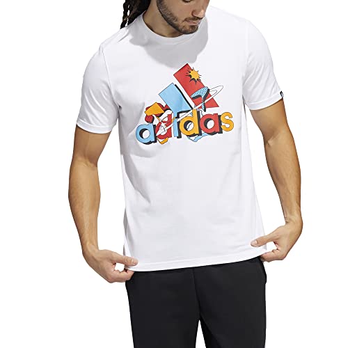 Adidas M Fluid BOS G T, T-Shirt Uomo, White, S