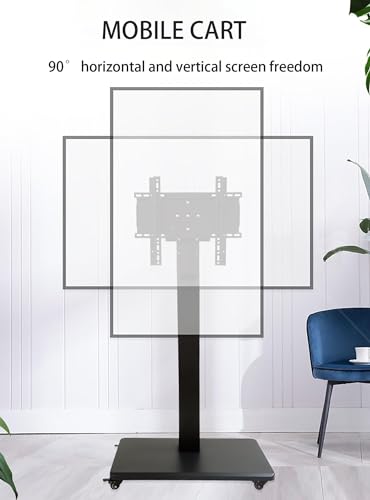Soporte móvil para TV con ruedas para pantallas LED 32-65 pulgadas miniatura 7