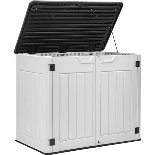 YITAHOME Outdoor Horizontal Storage Sheds w/o Shelf, 35 Cu