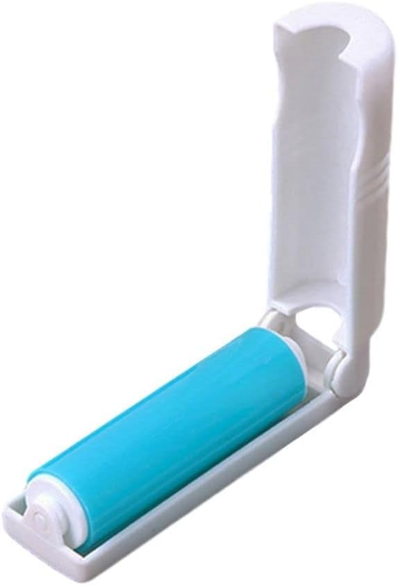 Blue Lint Roller, Reusable Foldable Portable Sticky Remover for Couch, Clothes Furniture and Carpet, Dog Hair Remover Cat Hair, Animal Hair, Fuzz Laundry