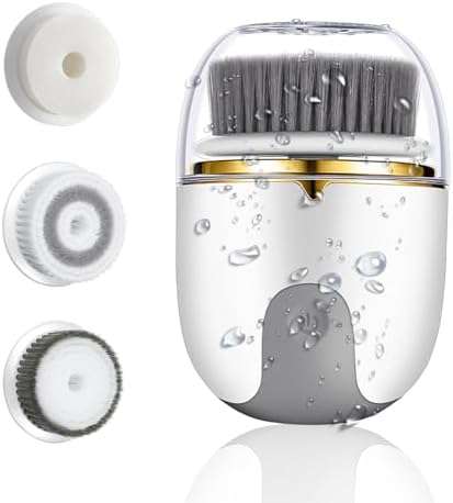 Face Scrubber Facial Cleansing Brush - Electric Waterproof Spin E...