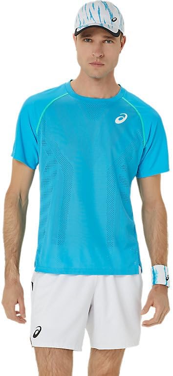ASICS Men's Men Match ACTIBREEZE Short Sleeve TOP Tennis Top