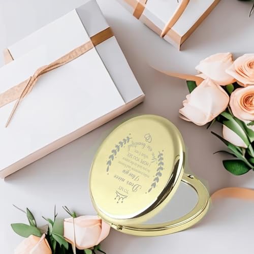 Espejo compacto redondo Soulpetals para maquillaje miniatura 4