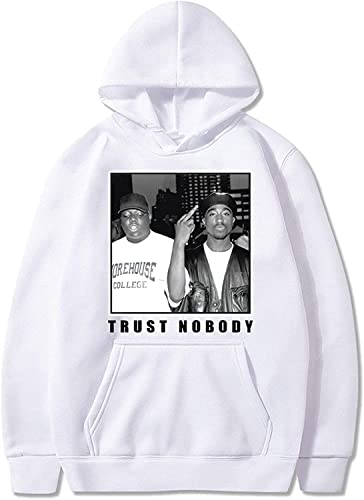 Tupac 2Pac Hoodies Shakur Notorious Big Men Hoodie Clothing Harajuku Long Sleeve Hooded Sweatshirts Coat - Teen Gift Cover