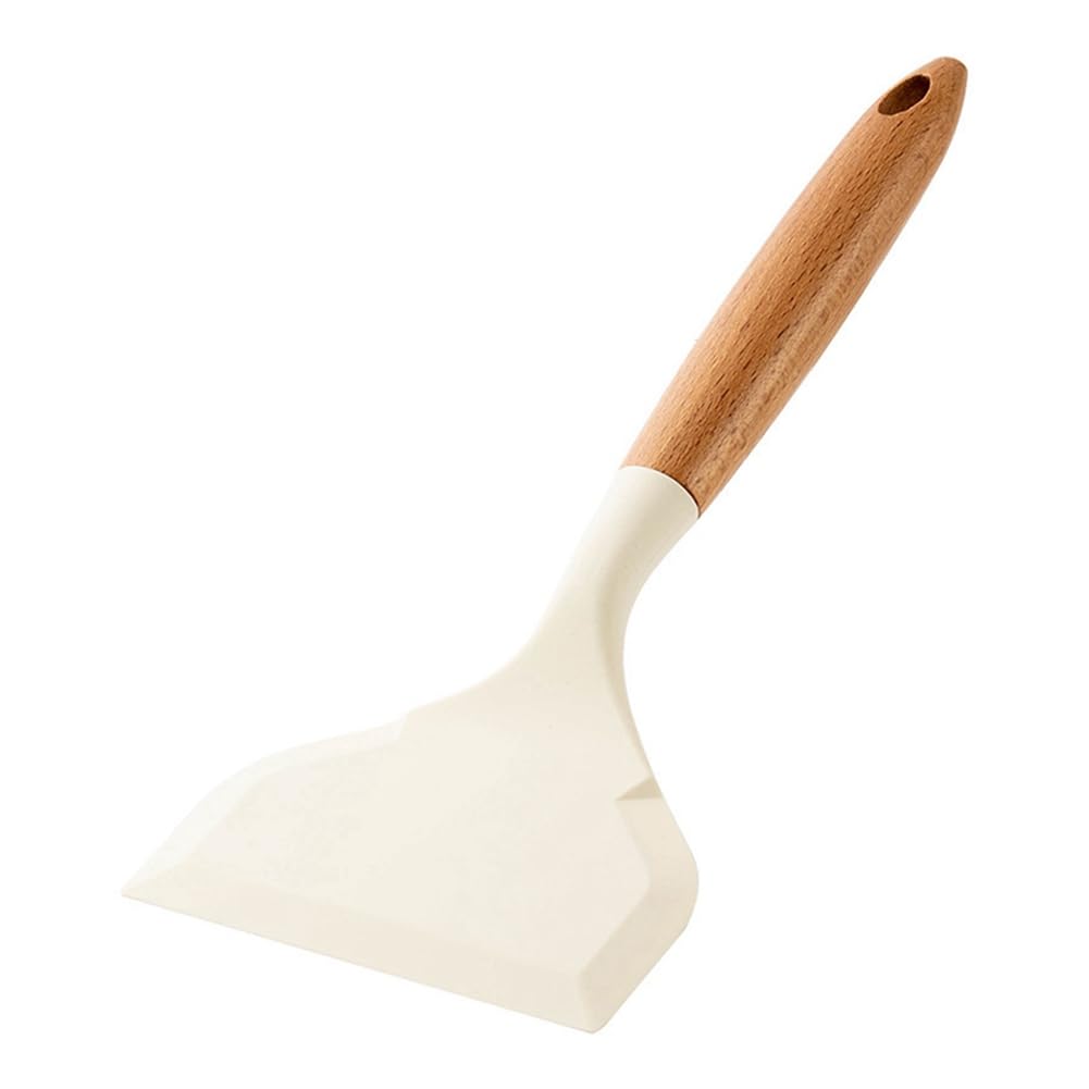 CTRLZS Non-Stick Kitchen Wide Scraper Pizza Cooking Tools Silicone Spatula Cooking Utensils Shovel Spatula Kitchenware C