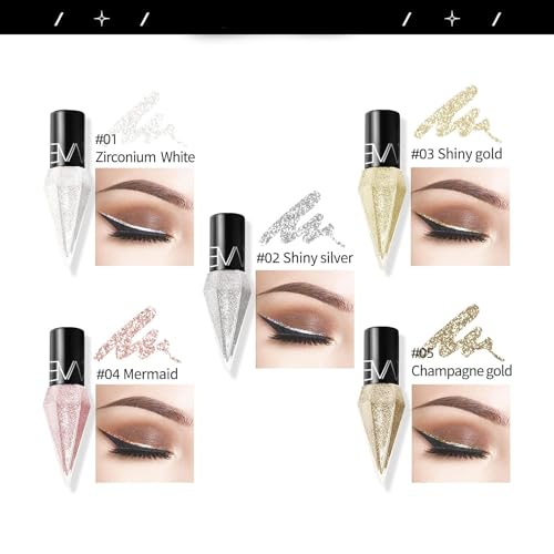 Heykomi Glittering Diamond Liquid Eyeliner Set miniatura 6