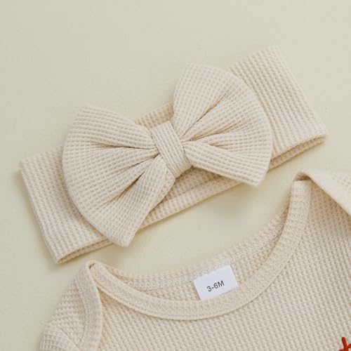 Adobabirl My First Thanksgiving Baby Girl Outfit Newborn Turkey Onesie Long Sleeve Romper Jumpsuit Thanksgiving Clothes4