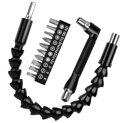 Flexible Drill Bit Extension, 11.6 Inch Super Bit...