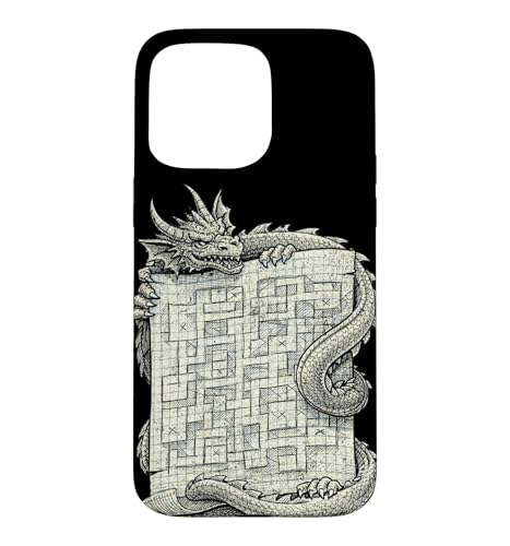 Fantasy Adventure Map with Dragon �X�}�z�P�[�X iPhone 15 Pro Max �p