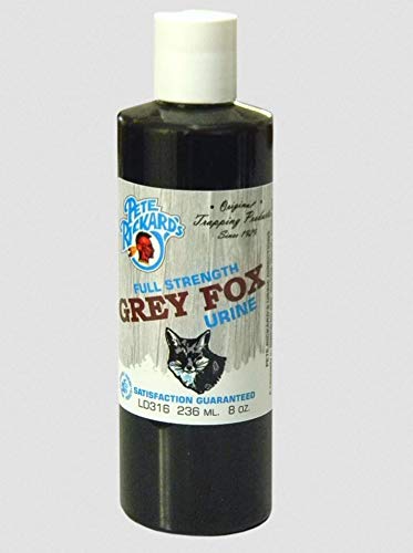 Pete Rickard's LD316 Grey Fox Urine Hunting Scent, 8 Ounce (Pack of 1)