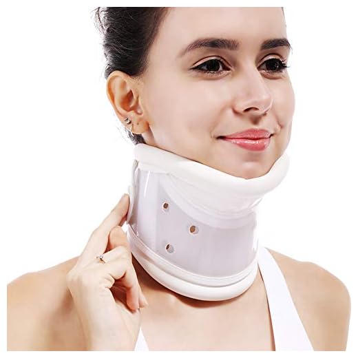 TANDCF Cervical Neck Brace Collar with Chin Support for Stiff Relief Cervical Collar Correct Neck Support Pain Bone Care Health(Size L)