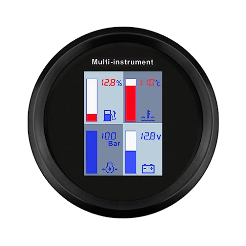 Écran TFT de jauge 85mm haute précision pour tableau de bord de yacht