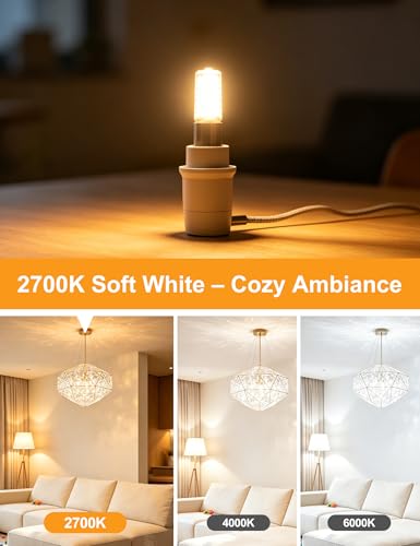 Image of BAOMING G9 LED Bulb Dimmable 4W T4 2700K Soft Warm White 5Pack 120V | 40 Watt G9 Halogen Equivalent 450LM No-Flicker 360Beam Angle for Crystal Chandelier Wall Sconce Home Light