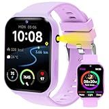 Reloj Inteligente Niño Niña Deportivo, IP68 Pulsera Actividad Niños Reloj Adolescente Regalo