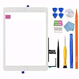➤ Excellent Écran tactile numériseur pour iPad 6 2018, hautement durable et résistant aux rayures – Dureté de surface 9H et haute définition ultra claire avec 99,9 % de transparence pour permettre une expérience de visualisation optimale et naturelle.