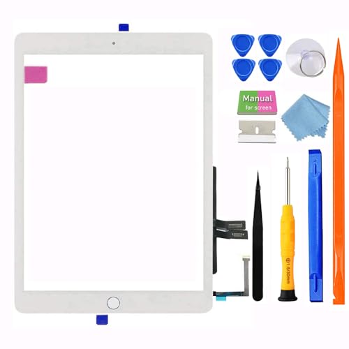JPUNG Digitizer Écran Tactile de Rechange pour iPad 6 (6e génération 2018) numériseur 9.7