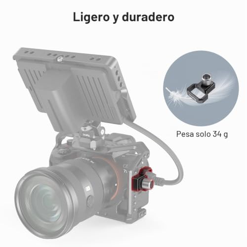 Abrazadera HDMI SmallRig 3000 para Grabación de Vídeo Estable con Jaula A7S III 5