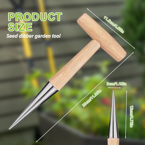Herramienta de mano para plantar bulbos y semillas miniatura 6