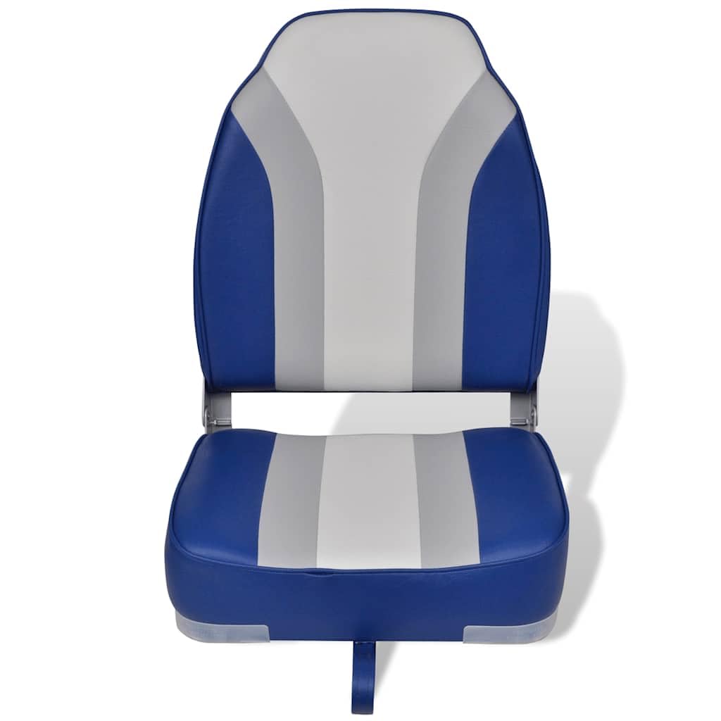 Asiento plegable para barco respaldo alto | Diseño ergonómico, impermeable, extraíble, compatible con platos giratorios y bases