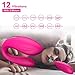 Clitoral G spot Couples Vibrator - FIDECH Waterproof Clitoris Stimulator with 12 Vibrations, 10M Remote Control Rechargeable Quiet Dual Motor Adult Sex Toys for Women Solo Play and Couples Play
