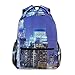 Produktbild KASMILN Schultaschen,New York City Nacht helle Lichter modern,Rucksäcke für Männer und Frauen