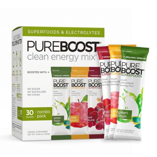 Pureboost Sugar-Free Superfoods Clean Energy Drink Mix