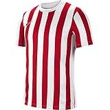 NIKE Dri-FIT Division IV, Jersey de Manga Corta Hombre, Weiss/University Rot/Schwarz, 2XL