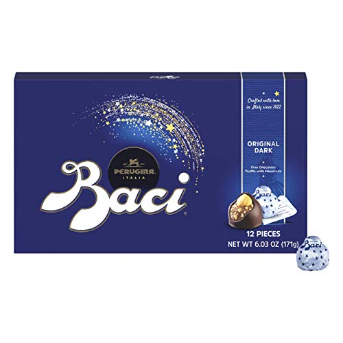 Baci Perugina Classic Dark Chocolate12 Piece Box, 6.03 Ounce #TOP4