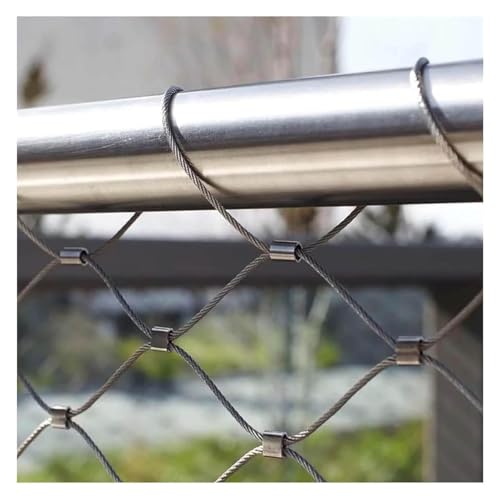 Filet de sécurité acier inoxydable 304 grillage flexible clôture jardin