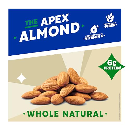 Image of Blue Diamond Almonds Whole Natural Raw Snack Nuts, 25 Oz Resealable Bag (Pack of 1)